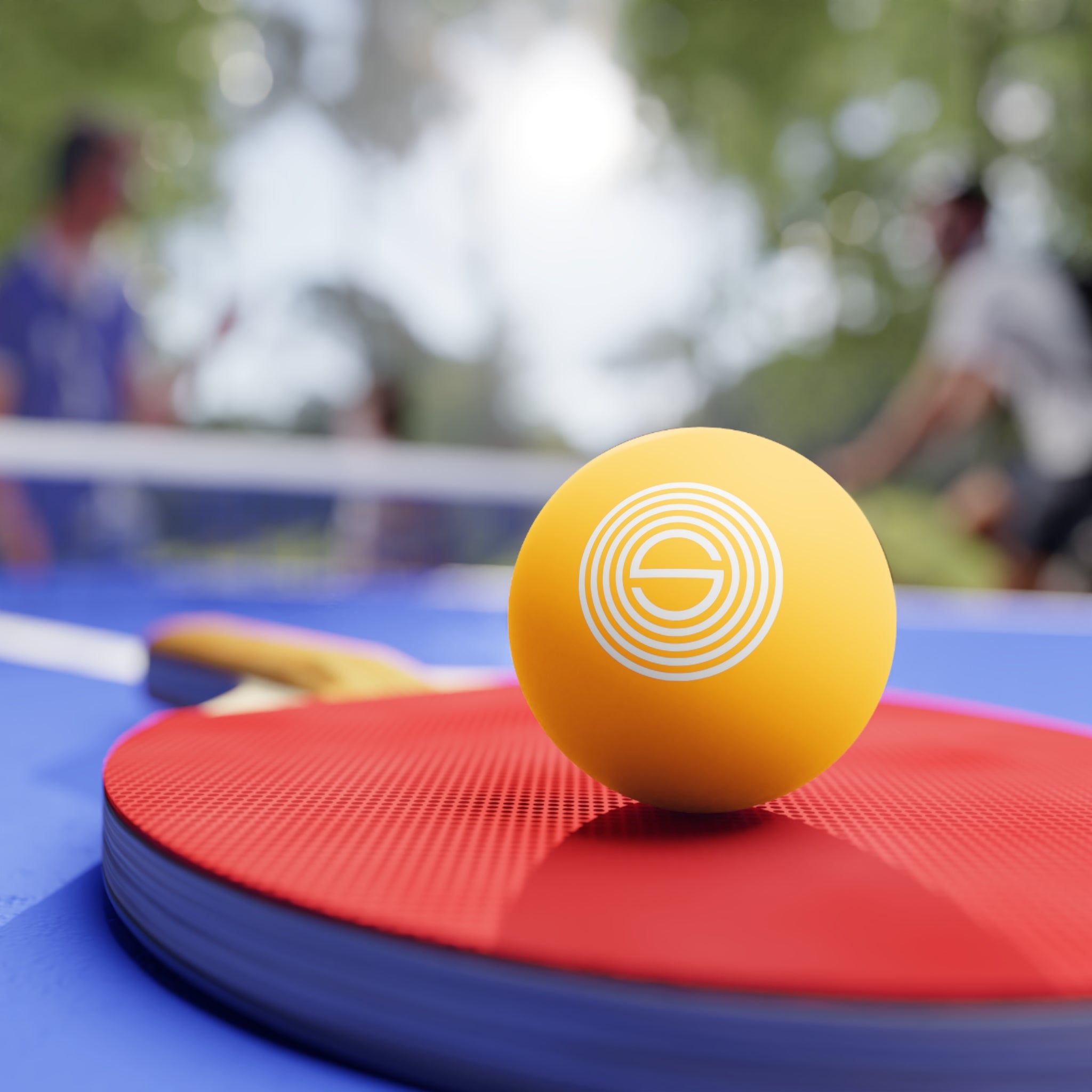 6 Orange SEVCO Ping Pong Balls